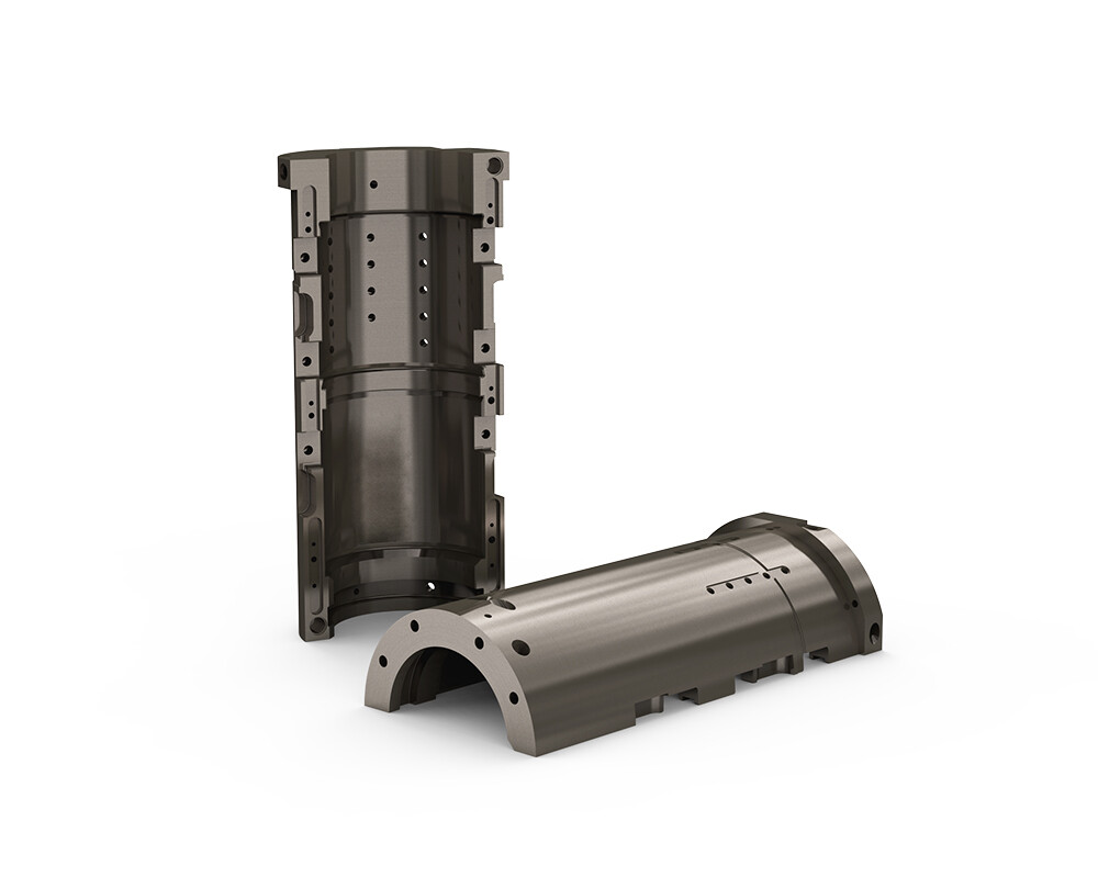 Mold inserts compatible with Krones blow molding equipment