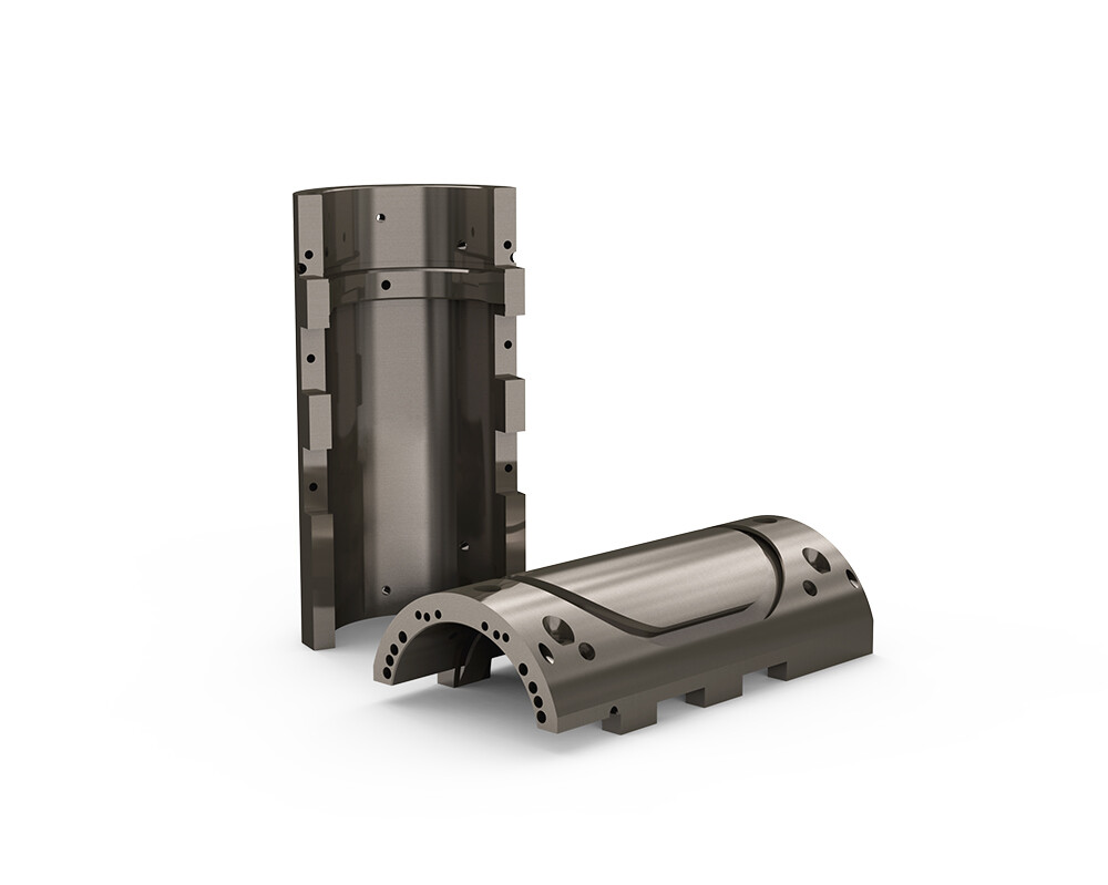 Mold inserts compatible with KHS blow molding machines