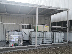 On-site wastewater treatment facility for a Japanese heat treatment client