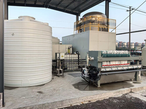 台湾高盐水处理现场