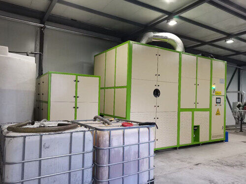 A domestic hazardous waste disposal facility