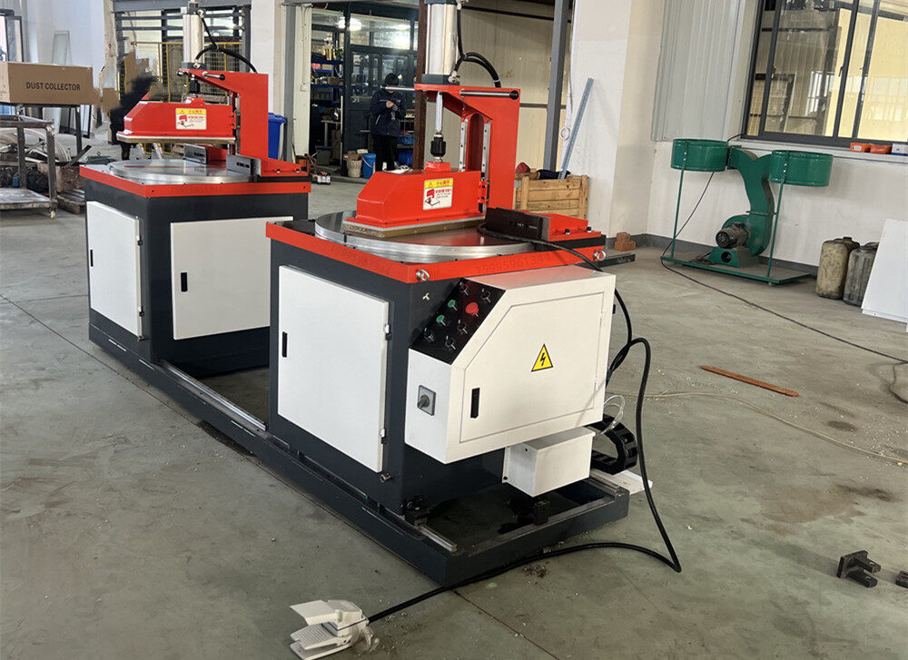 铝管双头切斜角圆锯机