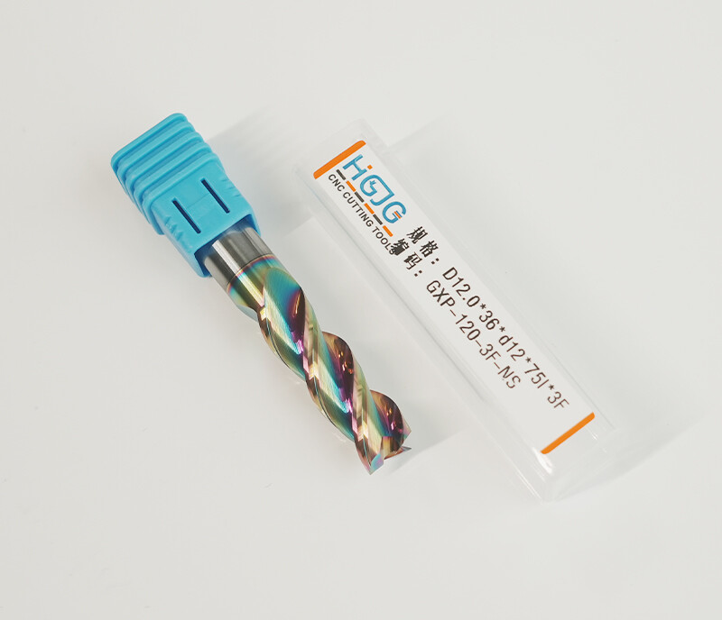 七彩铝用整硬质合金平头铣刀